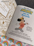 Vintage 1990 Little Golden Book: Walt Disney's Mickey and the Beanstalk Hardcover