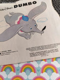 Vintage 1982 Walt Disney's Dumbo Golden Shape Softcover