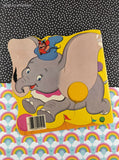 Vintage 1982 Walt Disney's Dumbo Golden Shape Softcover