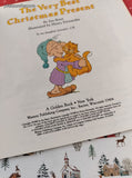 Vintage 1988 Golden Look-Look Book The Very Best Christmas Present Softcover