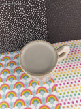 Vintage Avon Cute Black & White Cat Ceramic Coffee Mug