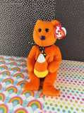 Vintage 2007 TY Beanie Baby - Treator, Halloween Teddy Bear - NWT