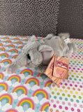 Vintage 1999 Lou Rankin Dakin Hoover Elephant Beanbag Plush NWT