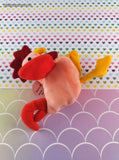 Vintage 1990's McDonald's TY Teeny Beanie Baby, Strut the Rooster w/Tag