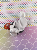 Vintage 1990's McDonald's TY Teeny Beanie Baby, Nook the Husky w/Tag