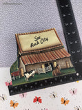 Vintage Brandywine Woodcrafts See Rock City Farm Barn Wooden Block