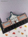 Vintage 1997 The Cat's Meow Paradise Township Schools Wooden Block