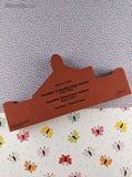 Vintage 1997 The Cat's Meow Paradise Township Schools Wooden Block