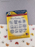 Vintage Aunt Martha's Hot Iron Transfers "Wine Country" #3998 NEW
