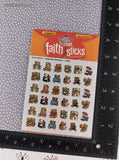 2021 Faith That Sticks Pack of 6 Sheets of Teddy Bear Stickers NEW Sealed