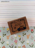 Vintage 1998 Westwater Enterprises Annie Lang Smiling Friends Bumble Bee Rubber Stamp Block