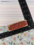 Vintage Hooks Line & Inkers #L18 Singing Babies Choir Rubber Stamp Block