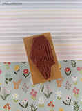 Vintage Great Impressions #F374 Garden Birdhouse Rubber Stamp Block, Clean