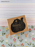 Vintage 1998 Westwater Enterprises Annie Lang Smiling Friends Bumble Bee Rubber Stamp Block (Copy)