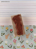 Vintage 2003 Stamps by Impression #E994 Bear Shooting Stars Rubber Stamp Block, Clean