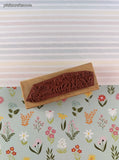 Vintage Great Impressions #E588 Seashore Beach Seashells Rubber Stamp Block, Clean