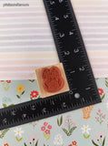 Vintage 2001 PSX #B-741 Cute Lil' Bunny Cottontail Rubber Stamp Block, Clean