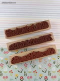 Vintage Stampin' Up! Spring Summer Gardening Birdhouses Set/3 Rubber Stamp Blocks, Clean