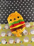 Cats vs Pickles #011 Cheeseburger Cat 4" Bean Bag Plush Toy, NWOT
