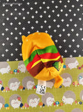 Cats vs Pickles #011 Cheeseburger Cat 4" Bean Bag Plush Toy, NWOT