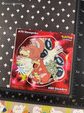 Vintage 1999 Pokemon Priss Prints Game Freak #79/#80 Slowpoke/Slowbro Jumbo Sticker, New & Unpeeled