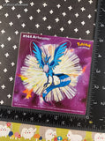 Vintage 1999 Pokemon Priss Prints Game Freak #144 Articuno Jumbo Sticker, New & Unpeeled