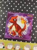 Vintage 1999 Pokemon Priss Prints Game Freak #05 Charmeleon Jumbo Sticker, New & Unpeeled