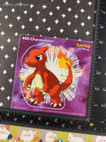 Vintage 1999 Pokemon Priss Prints Game Freak #05 Charmeleon Jumbo Sticker, New & Unpeeled