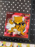 Vintage 1999 Pokemon Priss Prints Game Freak #63 Abra Jumbo Sticker, New & Unpeeled