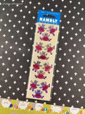 Vintage Hambly Stickers, Prismatic SHINY Ballerina Teddy Bears, 1 Sheet New & Sealed