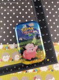 Pokemon TCG Miniature Tin Clefable & Chikorita, Empty
