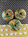 Casablanca 100% Nylon Color 05 Lot 07 Rainbow Set/3 Skeins of Yarn NEW