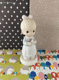Vintage 1989 Enesco Precious Moments "The Good Lord Always Delivers" Porcelain Figurine