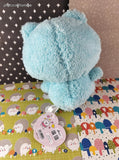 Usagyuuun!!! Blue Teddy Bear Mini Plush Minto Fukuya 7" Plush NWT