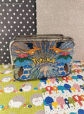 Vintage 1998 Pokemon Gotta Catch 'em All Storage Lunch Tin, Heavy Wear