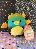 Original Squishmallows Halloween Shahzad the Dragon KellyToy 5" Plush NWT