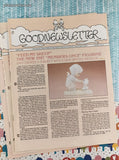 Vintage 1987 Enesco Precious Moments Collection Goodnewsletter Vol 7 #1 - 4 Softcovers