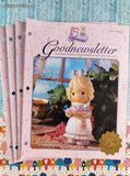 Vintage 1995 Enesco Precious Moments Collection Goodnewsletter Vol 15 #1 - 4 Softcovers