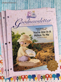 Vintage 1995 Enesco Precious Moments Collection Goodnewsletter Vol 15 #1 - 4 Softcovers