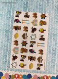 Vintage 1999 Highlights for Children Holidays, Hanukah, Full Sticker Sheet, Unused