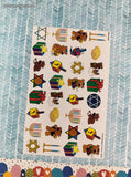 Vintage 1999 Highlights for Children Holidays, Hanukah, Full Sticker Sheet, Unused