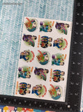 Vintage 1999 Highlights for Children Holidays, Kodomo no Hi, Full Sticker Sheet, Unused