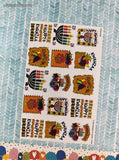 Vintage 1999 Highlights for Children Holidays, Kwanzaa, Full Sticker Sheet, Unused