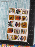 Vintage 1999 Highlights for Children Holidays, Kwanzaa, Full Sticker Sheet, Unused