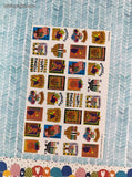 Vintage 1999 Highlights for Children Holidays, Kwanzaa, Full Sticker Sheet, Unused