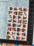 Vintage 1999 Highlights for Children Holidays, Labor Day, Full Sticker Sheet, Unused