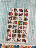Vintage 1999 Highlights for Children Holidays, Labor Day, Full Sticker Sheet, Unused