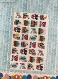 Vintage 2003 Highlights for Children Holidays, Labor Day, Full Sticker Sheet, Unused