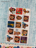 Vintage 1999 Highlights for Children Holidays, Native American Day, Full Sticker Sheet, Unused