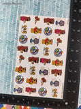 Vintage 2003 Highlights for Children Holidays, Passover, Full Sticker Sheet, Unused